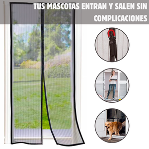 Mosquitera Magnética para Puertas – Bloquea insectos