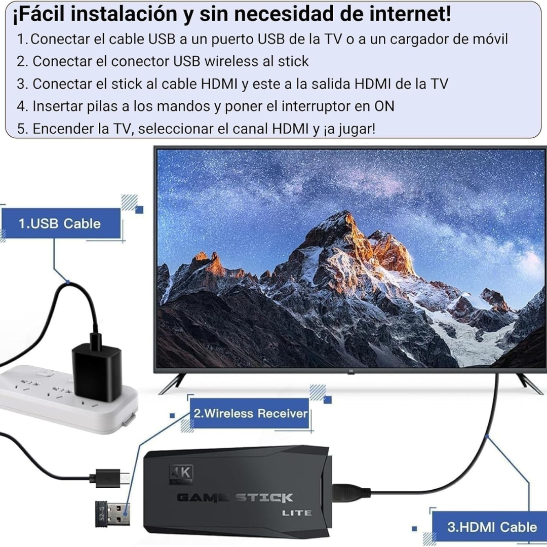 Consola Retro Gaming con +20.000 Juegos Clásicos