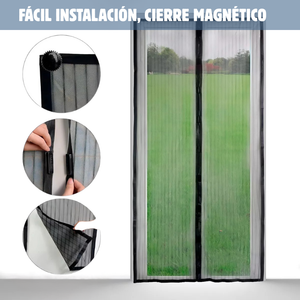 Mosquitera Magnética para Puertas – Bloquea insectos