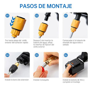Hidrolavadora Portátil 48v - Ahorro, potencia y brillo para tu vehículo 🚗💦👌 con envío gratis