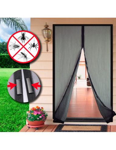 Mosquitera Magnética para Puertas – Bloquea insectos