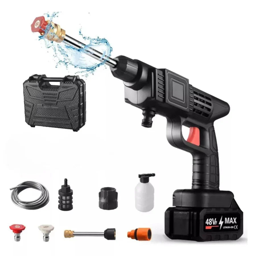 Hidrolavadora Portátil 48v - Ahorro, potencia y brillo para tu vehículo 🚗💦👌 con envío gratis